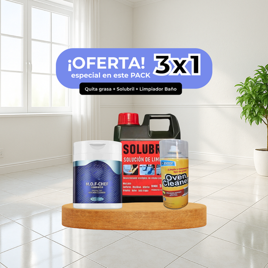 Pack de Limpieza 3 en 1